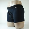 Boxer SABORDS bleu navy à ouverture frontale