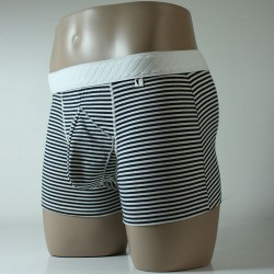 Boxer rayure bleu Sabords -...
