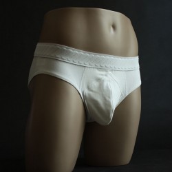 Slip blanc anatomique SABORDS
