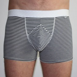 Striped boxer shorts, white...