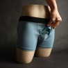 Boxer bleu pierre / turquoise SABORDS