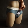 Slip  sabords bleu pierre / lillas