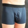Blue Navy Anatomical Boxer Briefs | SABORDS® Made in France