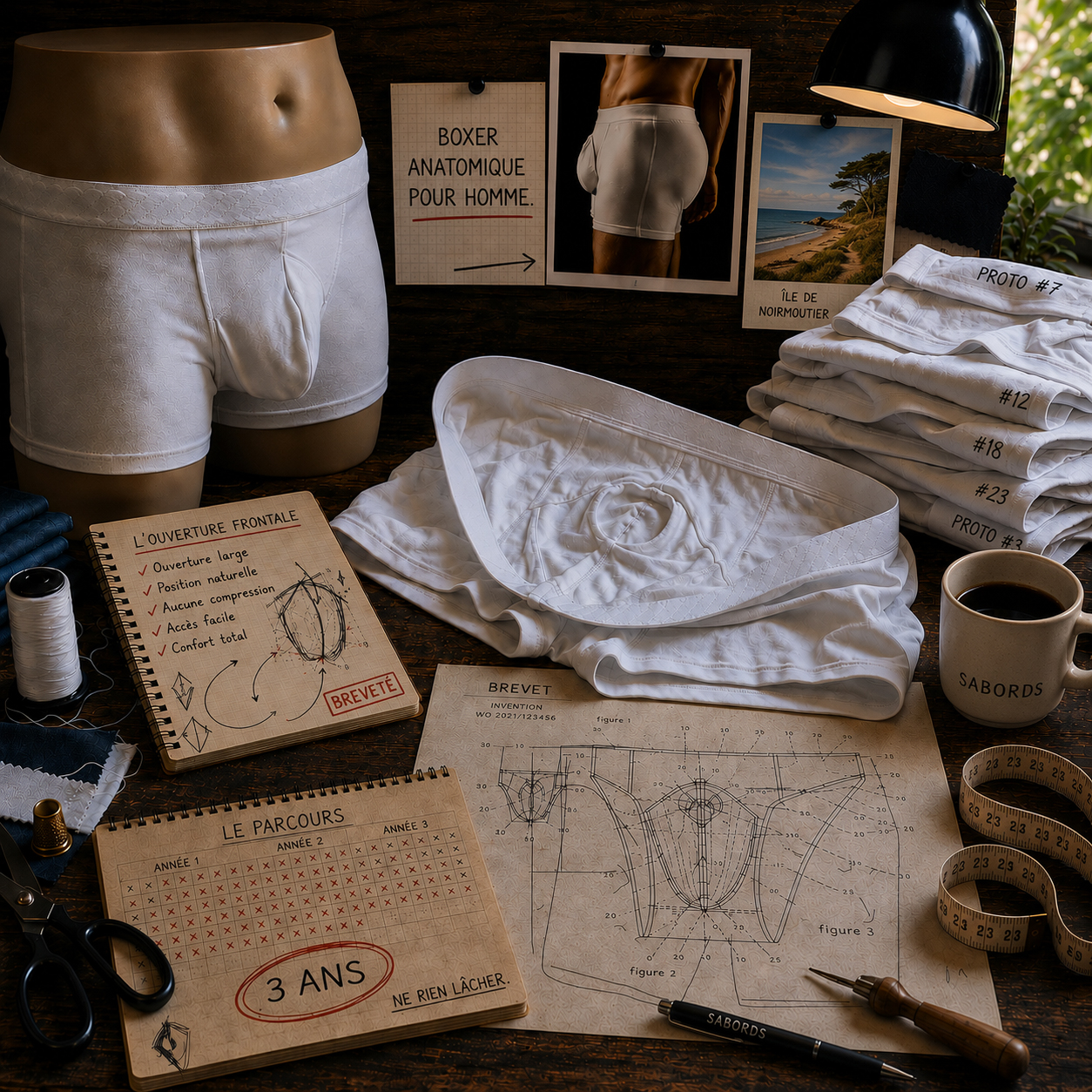 Trois ans de prototypes – La naissance de SABORDS