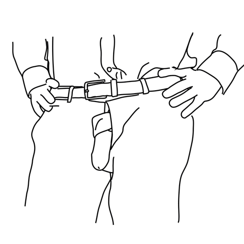 With SABORDS® anatomical boxer briefs, the penis is accessed directly through the front opening without pulling down or holding the waistband. Once released, it can rest naturally while both hands remain free.