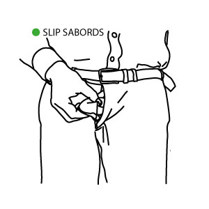 SORTIE DE VERGE SLIP SABORDS